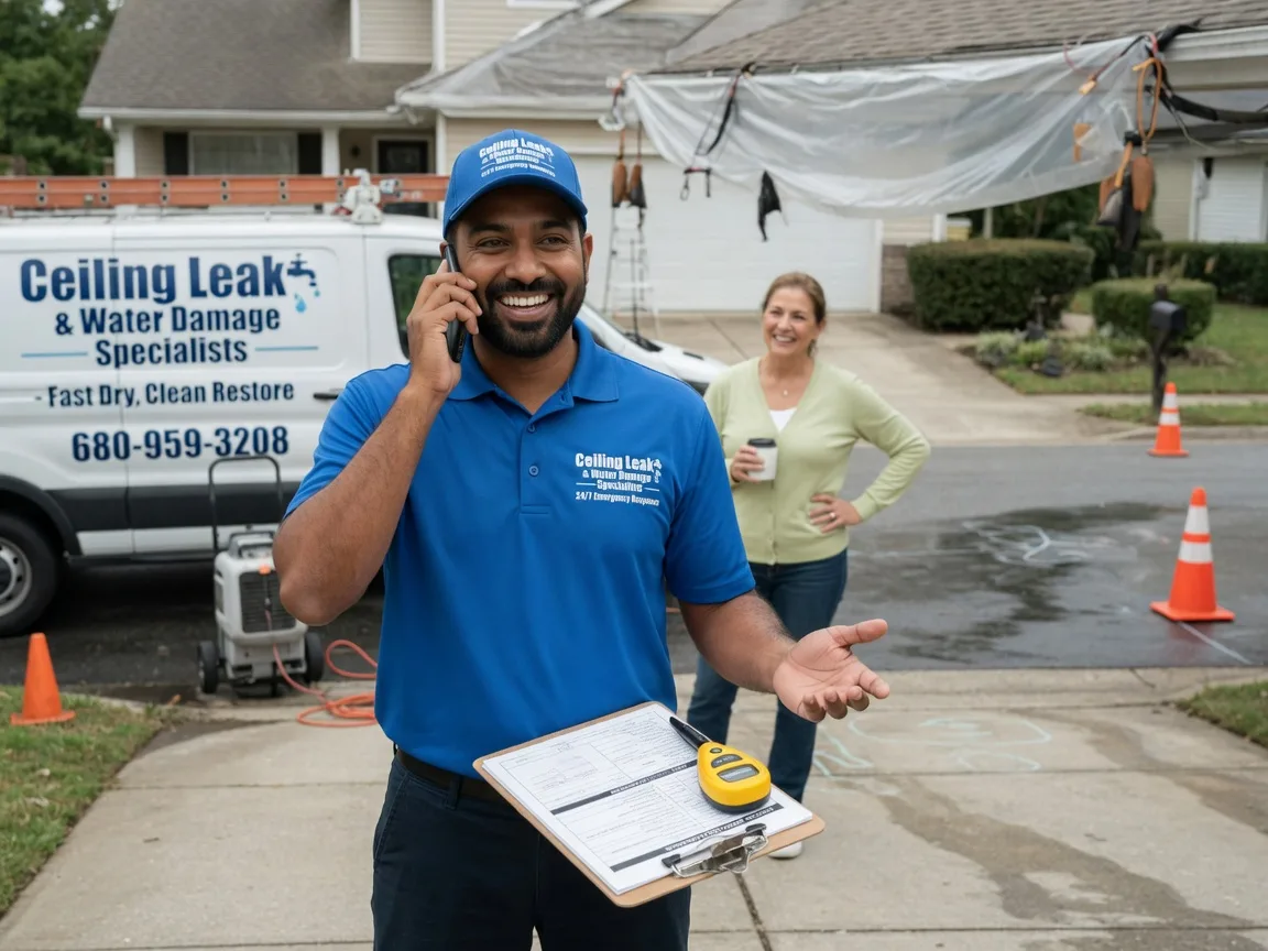 Ceiling Leak Cleanup Peach Creek, WV FAQs